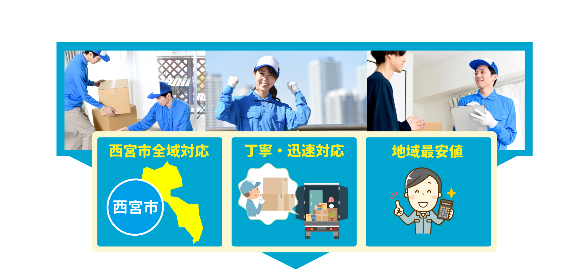 西宮市全域対応・丁寧・迅速対応・地域最安値